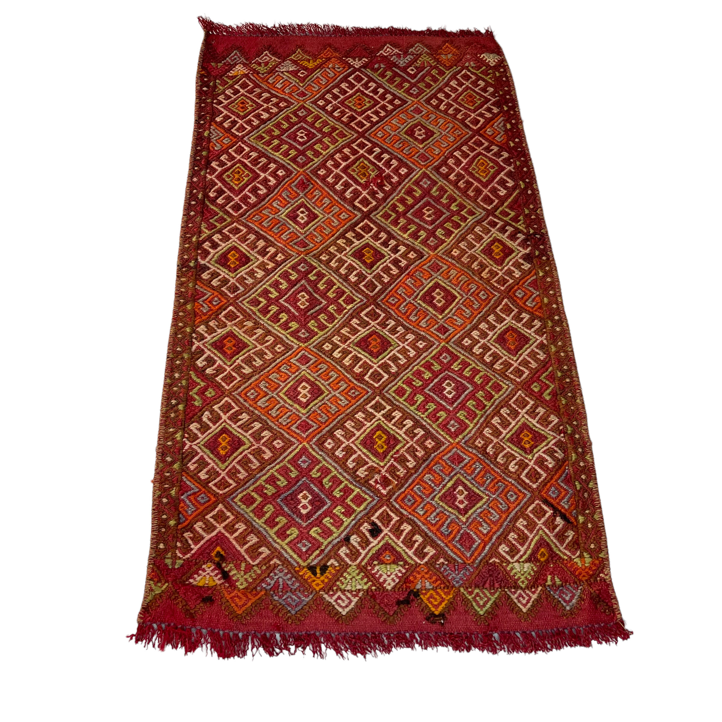 Tapis kilim turc vintage 93 x 50 cm