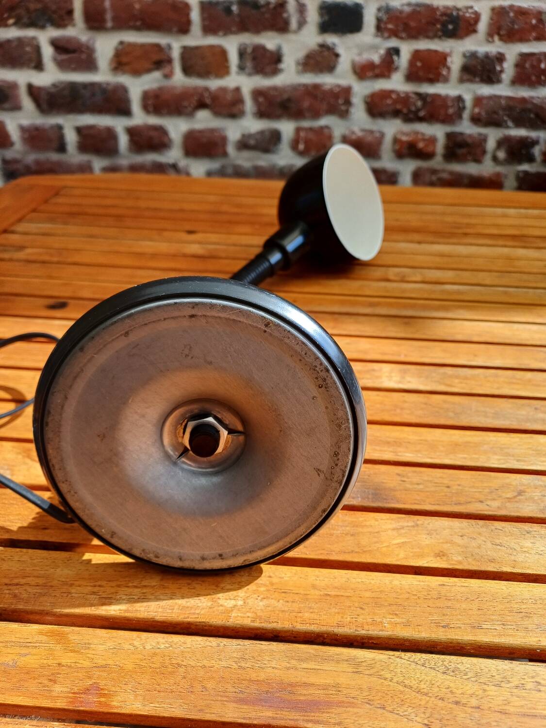 Black Aluminor desk lamp 80's