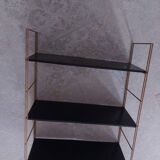 Vintage string metal shelves