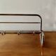 Bauhaus wall coat rack in chrome metal