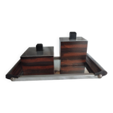 Rosewood desk set