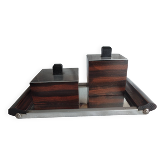 Nécessaire de bureau en palissandre