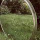 Miroir rond metal martelé 80cm