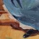 Oil painting on canvas, signed Hidalgo 1994, 46x58cm with frame.