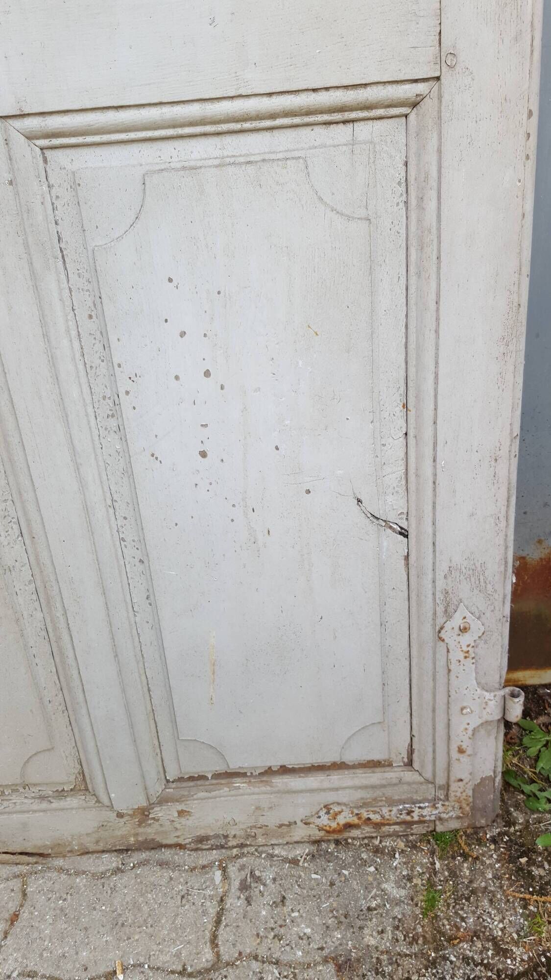 18th century glass door patina and original fittings