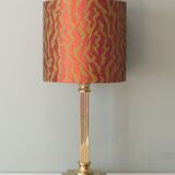 Hollywood regency style column table lamp by herda netherlands, 1970