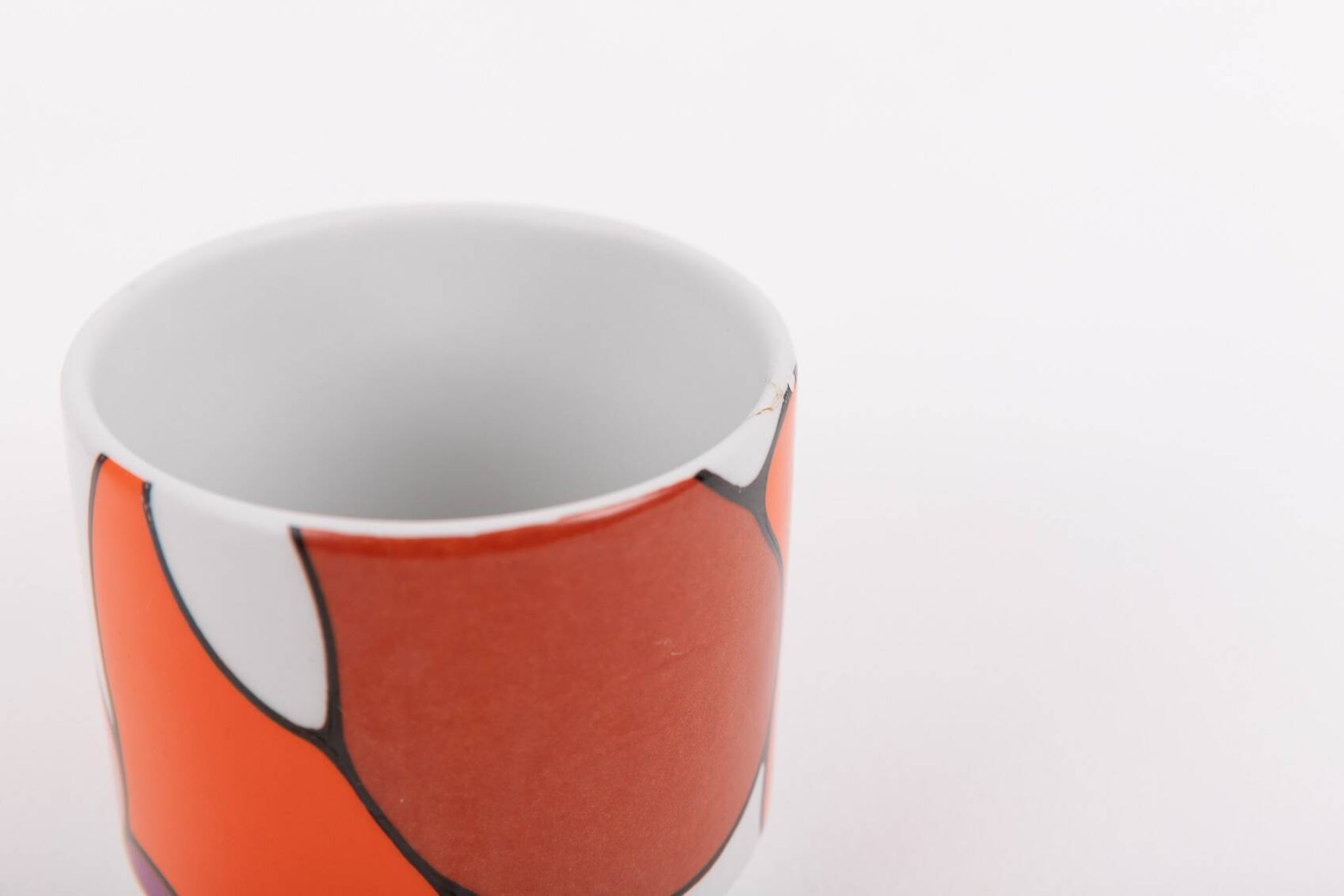 Service à thé/café Ceramica Franco Pozzi, Italie des années 1970