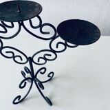 Iron candlestick