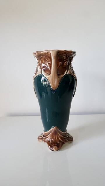 Art Nouveau style slip vase by Gustave de Bruyn, 1920s