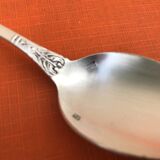 Antique dessert spoon by Orfèvre Cailar Bayard, Empire model.