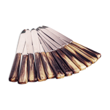 Coffret de 12 couteaux anciens