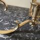 Gilded brass chandelier