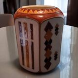Hexagonal Vase - Art Deco - Keralouve