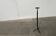 Large tripod candlestick in brutalist wrought iron, mid-century, 1960s.