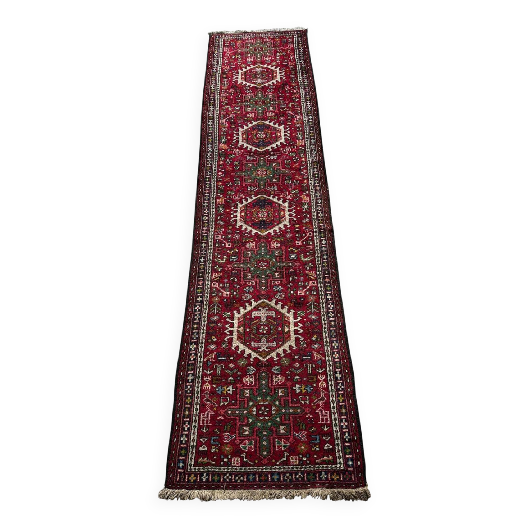 Handmade Persian hallway rug 290cm x 70cm