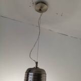 Suspension 80s. Large blown glass bulb