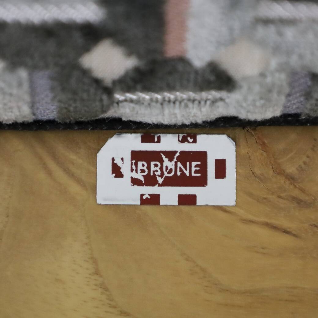 3x bar stool in pinewood by brune, 1970s