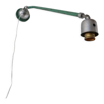 Telescopic swedish painted extendable industrial wall light