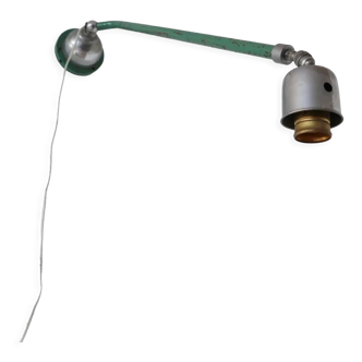 Telescopic swedish painted extendable industrial wall light