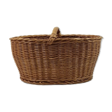 Wicker shopping cart