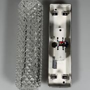 1960s 1970s Wall Lamp by Glashütte Limburg Germany Space Age