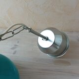 Blue opaline chandelier