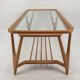 Italian walnut mid-century modern coffee table, 1950s