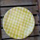 6 assiettes plates anciennes Salins 