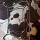 Travertine coffee table