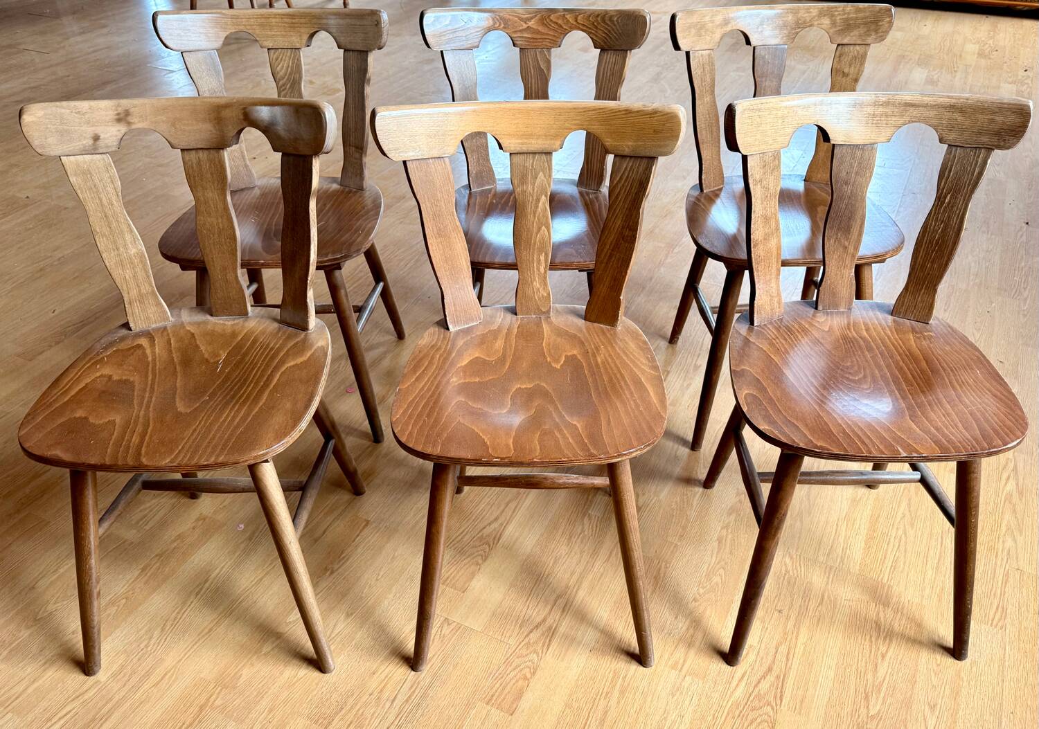Bistro Chair / Wood / Vintage / Baumann style (MARCOREST)