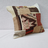 Handmade Turkish Kilim Pillow (40 x 40 Cm)
