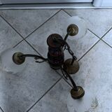 Vintage three-light chandelier