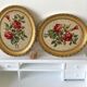 Canevas vintage motif roses