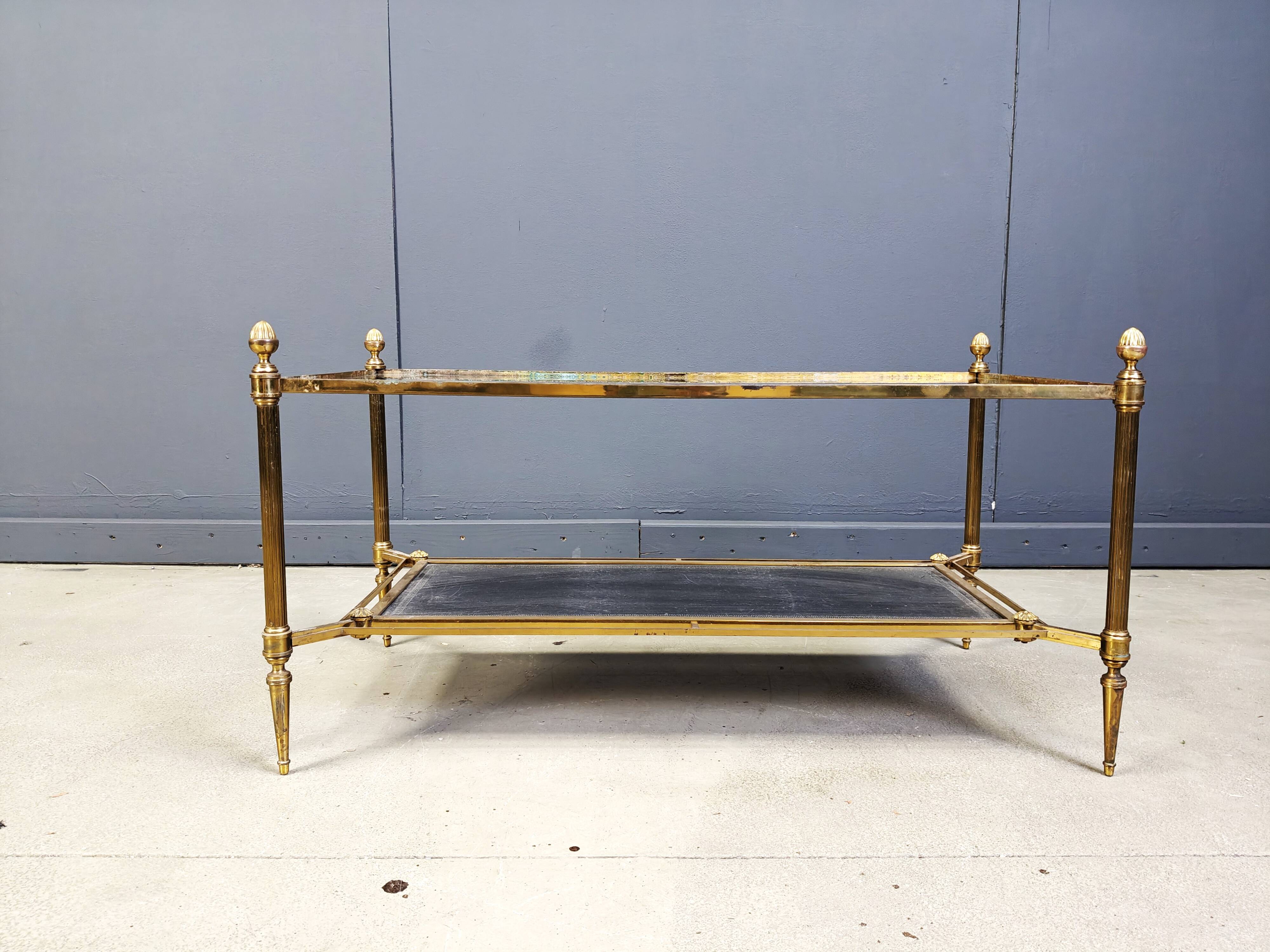 Vintage coffee table by Maison Jansen, 1960s.