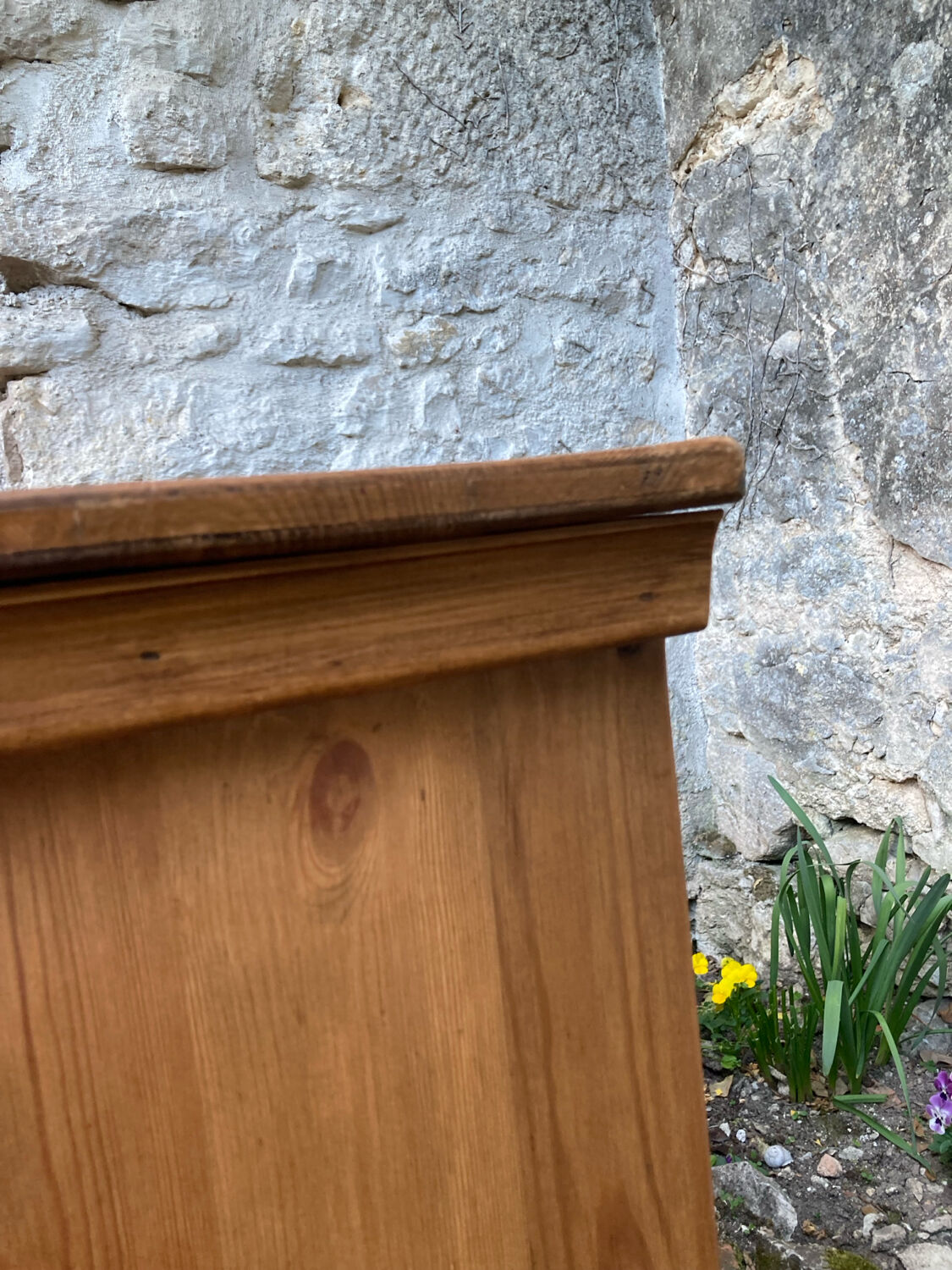 Antique pine chest of drawers
