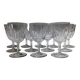 Baccarat – 12 white wine glasses in Baccarat Crystal Casino Model
