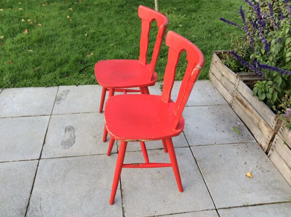 2 chaises western