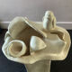 Vintage ceramic vase, glazed and signed.