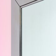 Vintage chrome mirror Cidue elementi d'arredo square 1970s Italy