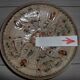 Hand decorated terracotta plate