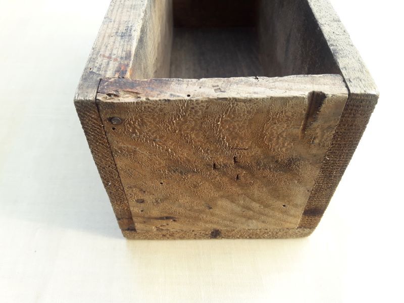 old wooden workshop drawer