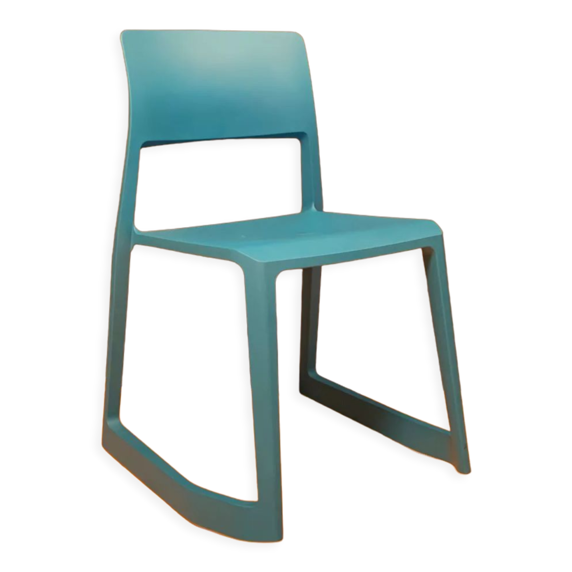 ダイニングチェア Vitra Tip Ton Edward Barber Jay Osgerby Tip Ton Side Chair - Industrial Green - des. Edward Barber and Jay