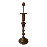 Brass candlestick lamp foot