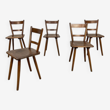 5 Schneck chairs from the 1950s