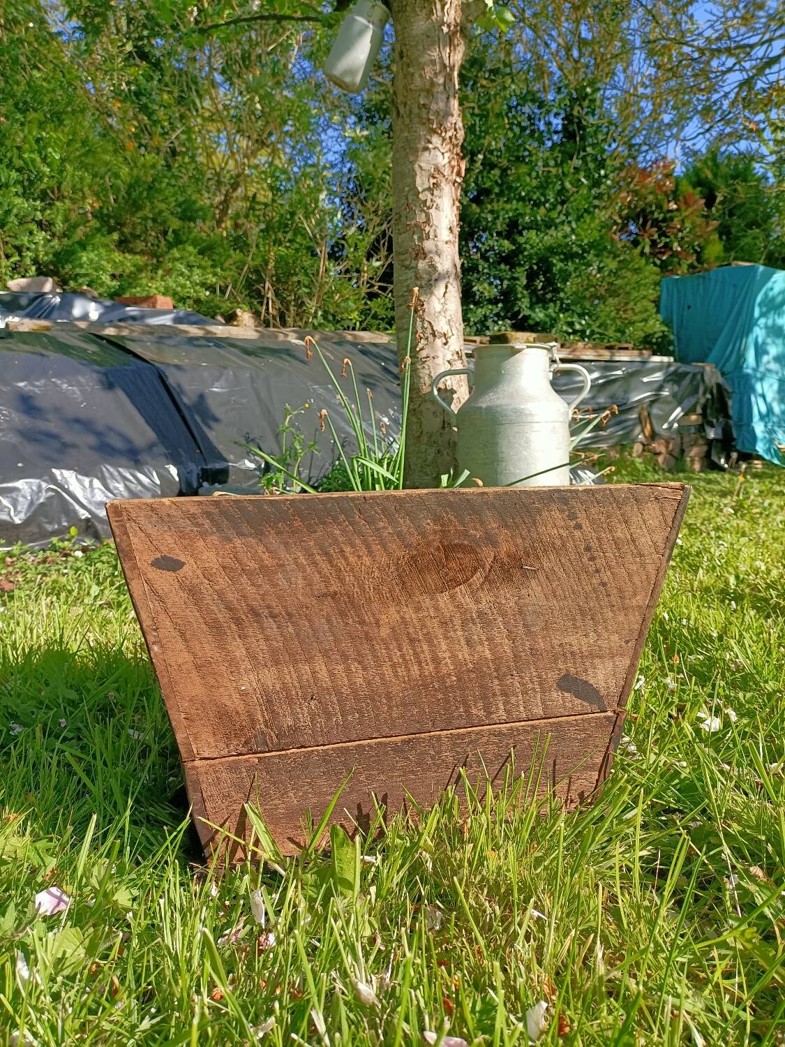 Retro wooden planter/box