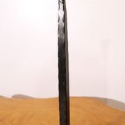 Pair of brutalist cast iron candlesticks 1950