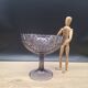 Large purple glass fruit bowl Manage