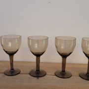 Verre à porto fumés 60's