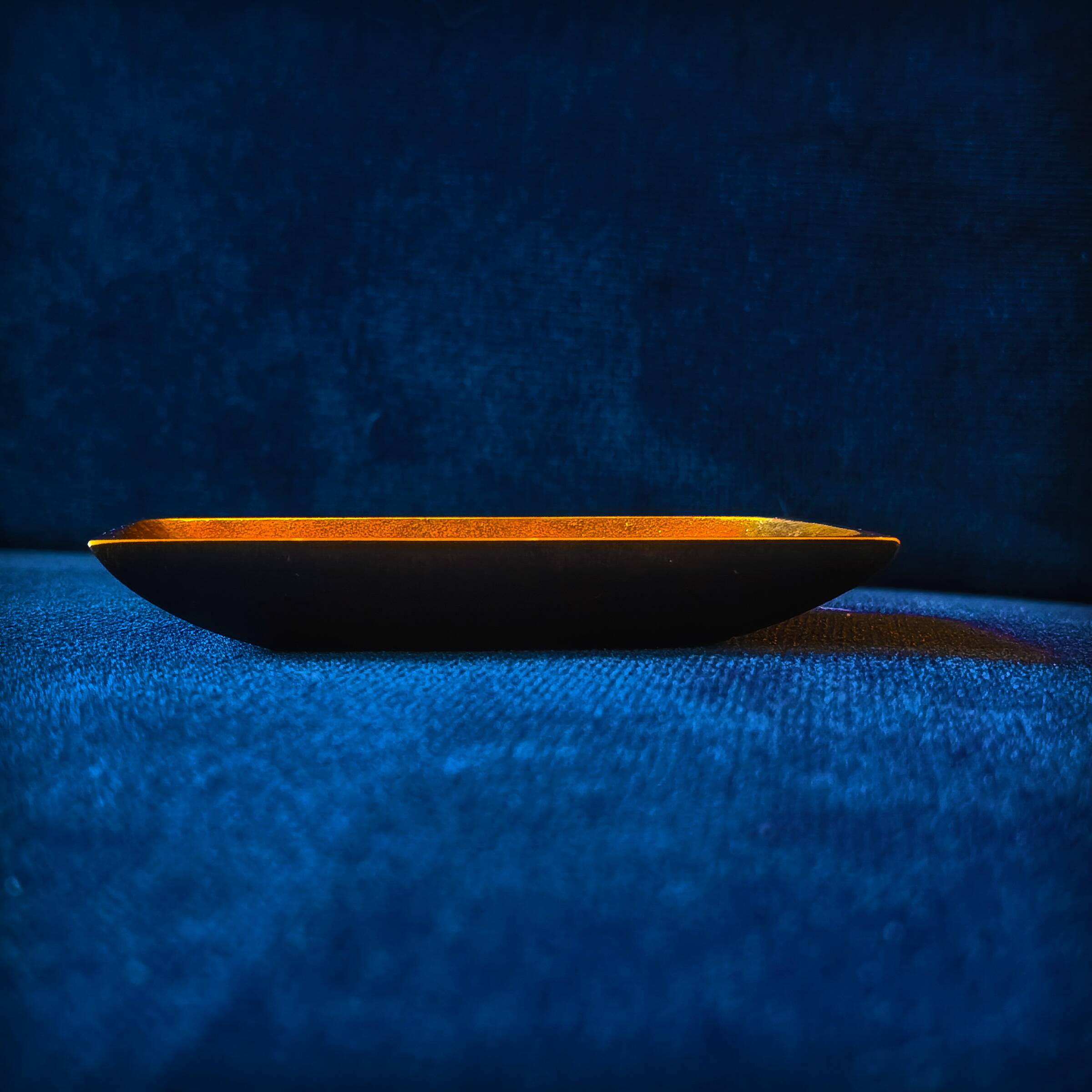 Brutalist bronze ashtray by Alfieri Gardone for Lauterbach.