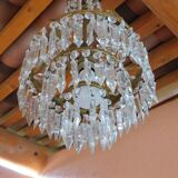 Hot air balloon chandelier with tassels ø 25 cm